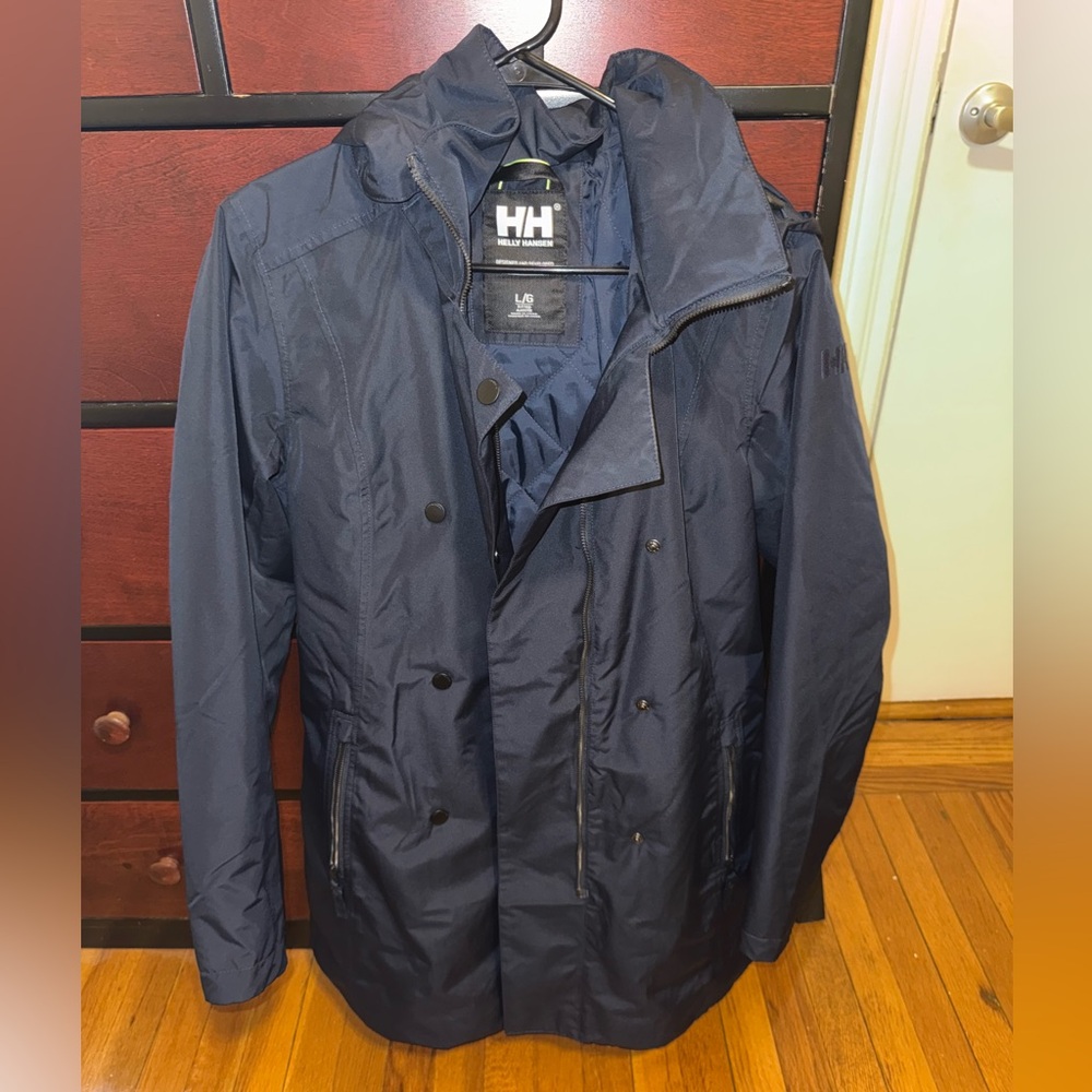 Helly Hansen Navy Raincoat